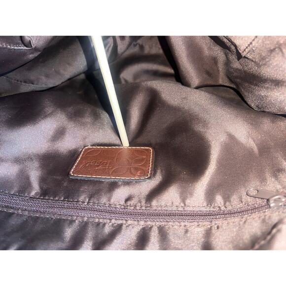 Fossil Canvas Shoulder Bag - Picture 6 of 12